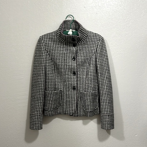 Weekend by Max Mara will houndstooth button down jacket, size 8 - Picture 1 of 14